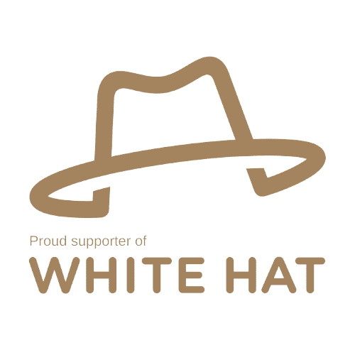 Proud supporter of White Hat - PNG