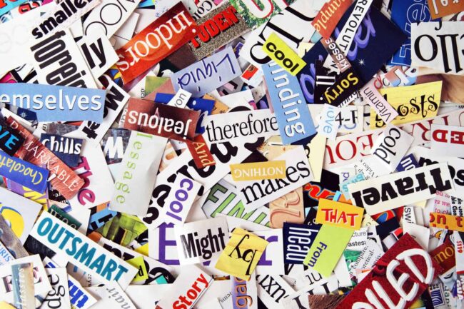 Magazine-Word-Background